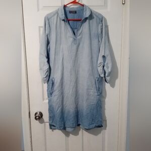 Luxology Light Blue Midi Dress